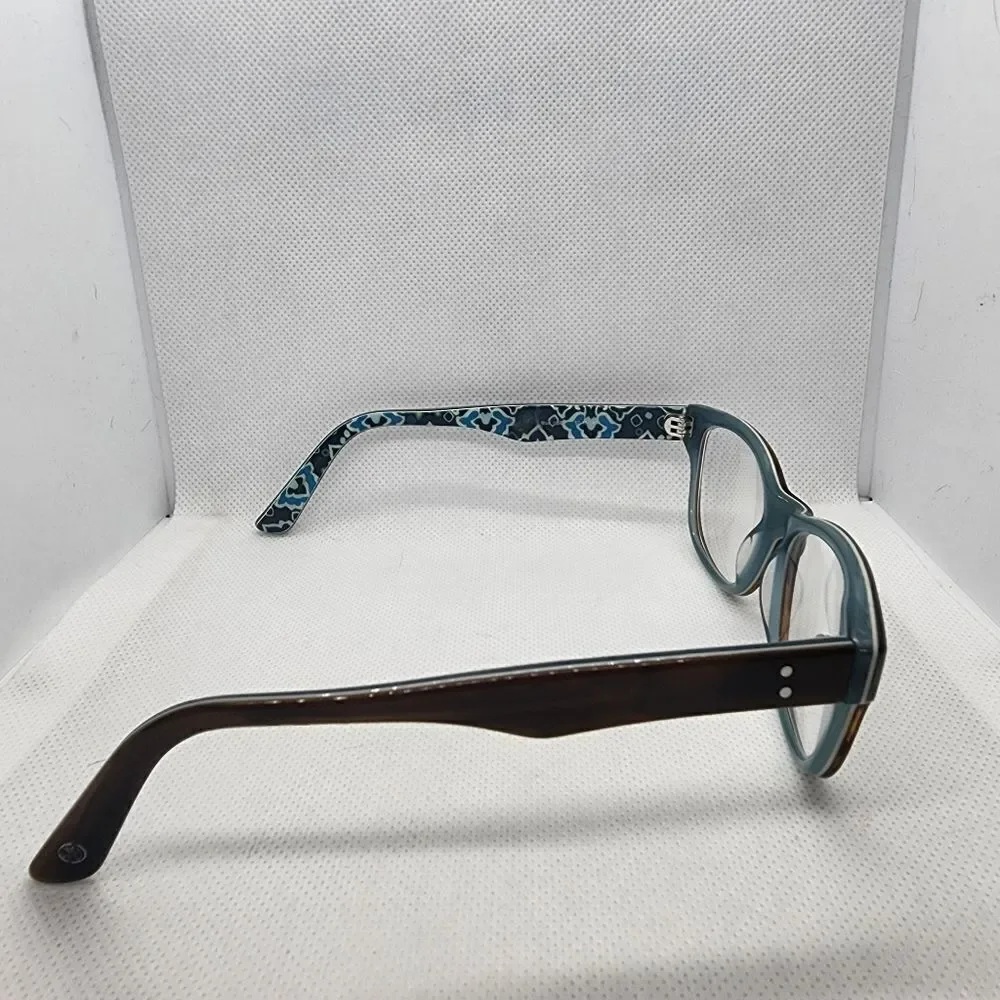 Vera Bradley Darlene Brown & Blue Prescription Glasses Frames